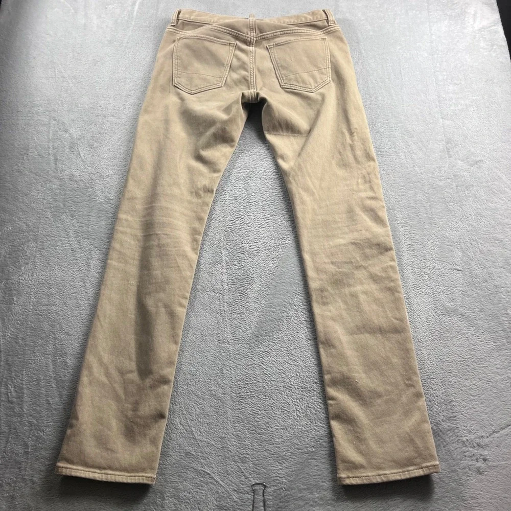 Banana Republic Traveler Pants Mens 28x32 Slim Fit Khaki Tan Stretch‎ Chino